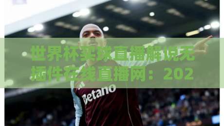 世界杯买球直播解说无插件在线直播网：2026年，老球迷们都在用的神器