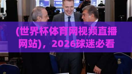 (世界杯体育网视频直播网站)，2026球迷必看的4个实用技巧