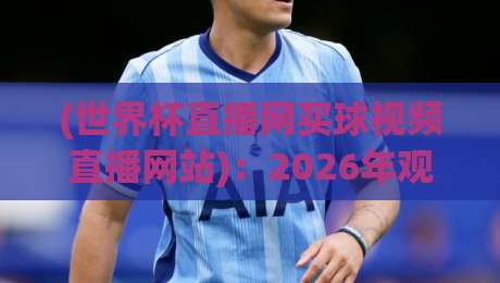 (世界杯直播网买球视频直播网站)：2026年观赛指南，球迷必看