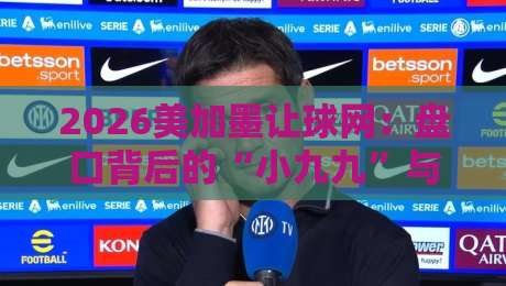 2026美加墨让球网:盘口背后的“小九九”与实战避坑指南