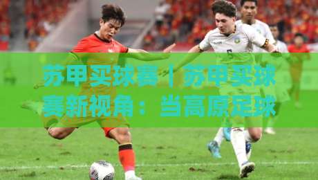 苏甲买球赛｜苏甲买球赛新视角：当高原足球遇上数据浪潮，你准备好了吗？【苏甲买球赛】-今日最新外围体球网网址球盘平台赛后回放JRS大小球