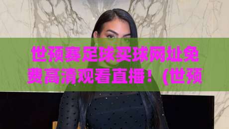 世预赛足球买球网址免费高清观看直播！(世预赛直播) 2026终极观赛指南，老球迷都在用